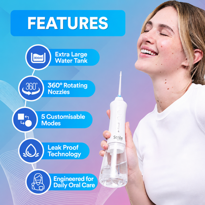 Dental Wireless 5-In-1 Water Flosser Pro