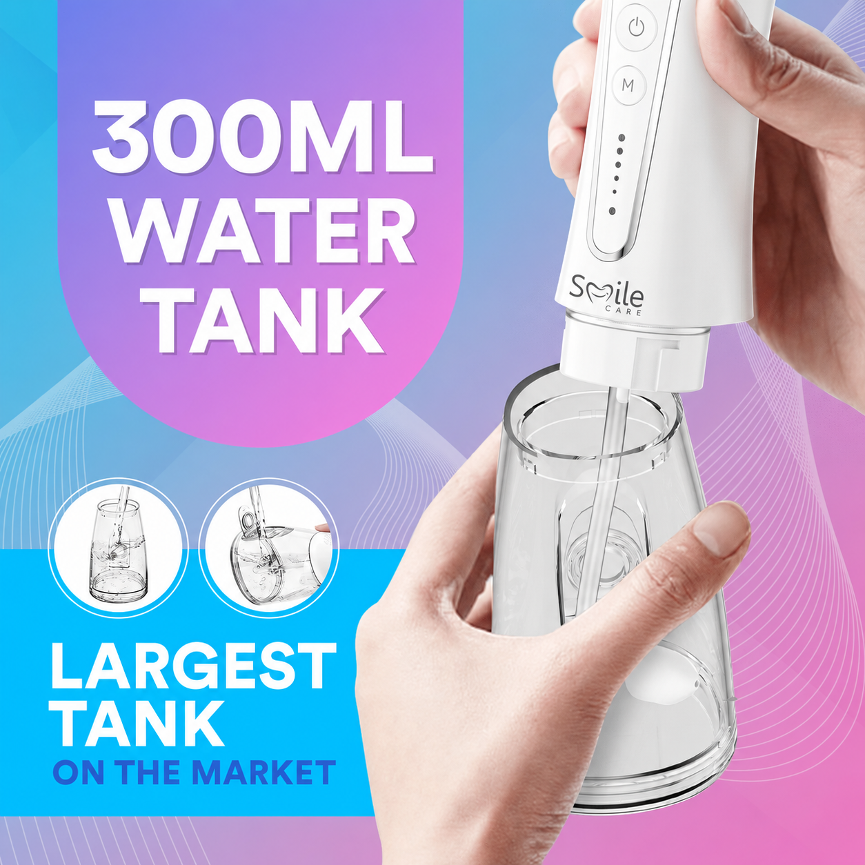 Dental Wireless 5-In-1 Water Flosser Pro