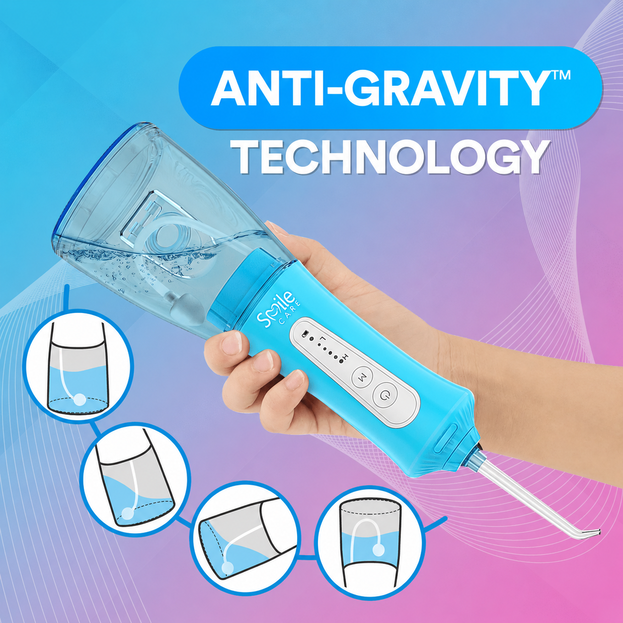 Dental Wireless 5-In-1 Water Flosser Pro