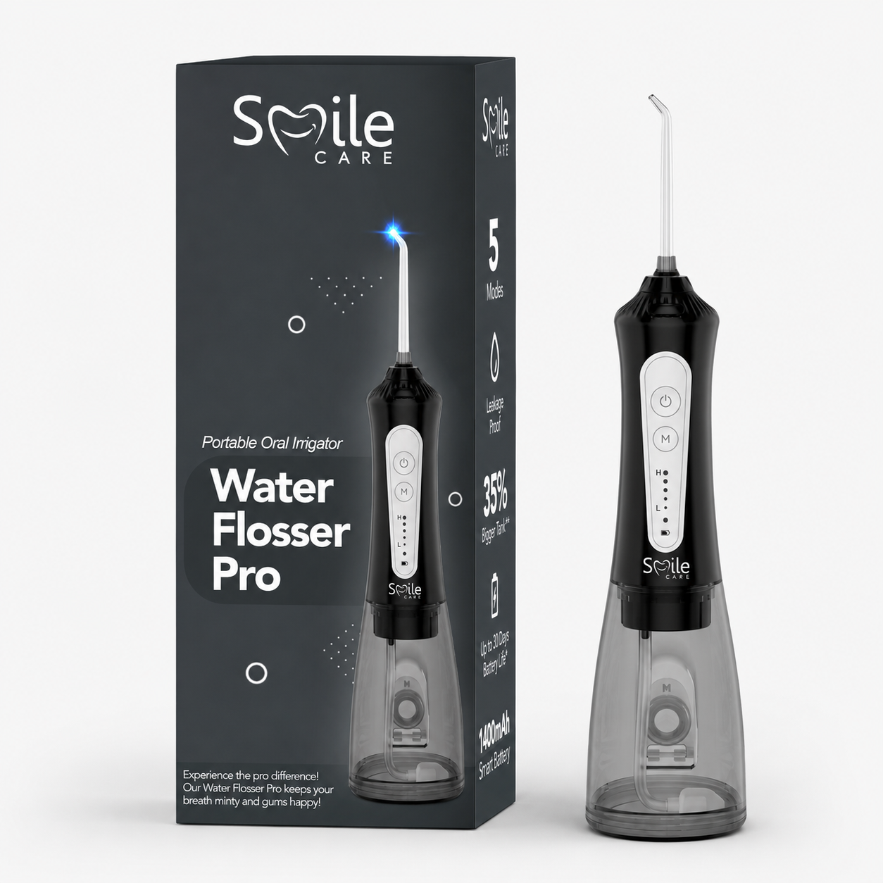 Dental Wireless 5-In-1 Water Flosser Pro