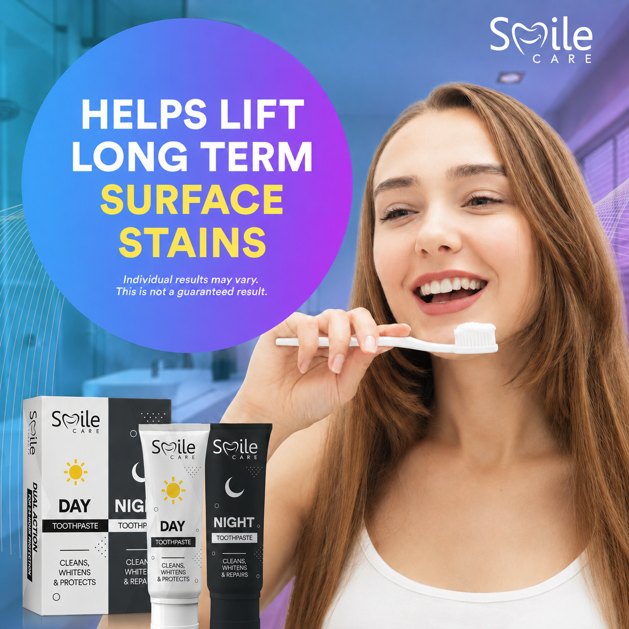 Day & Night Toothpaste 24/7 Protection