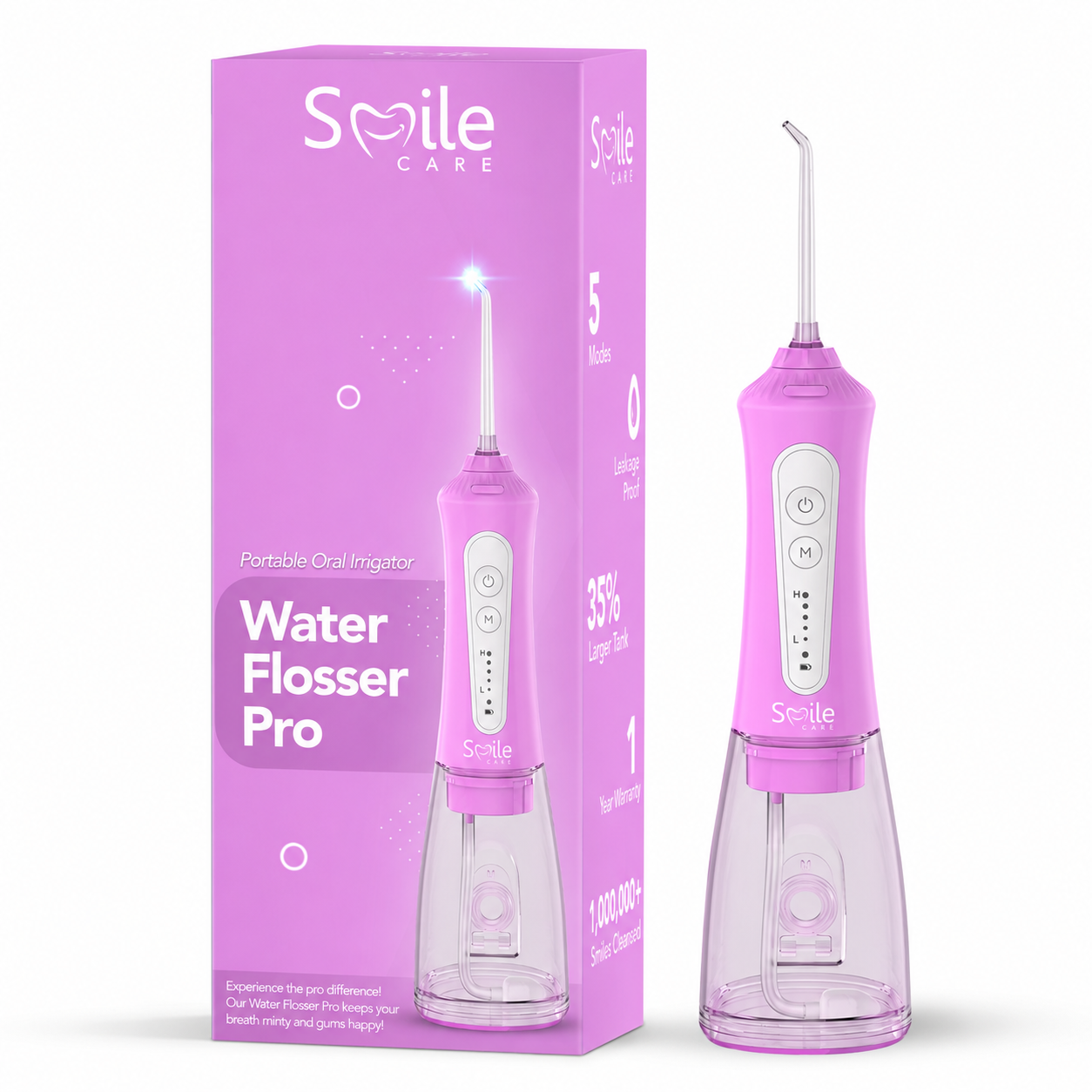 Dental Wireless 5-In-1 Water Flosser Pro