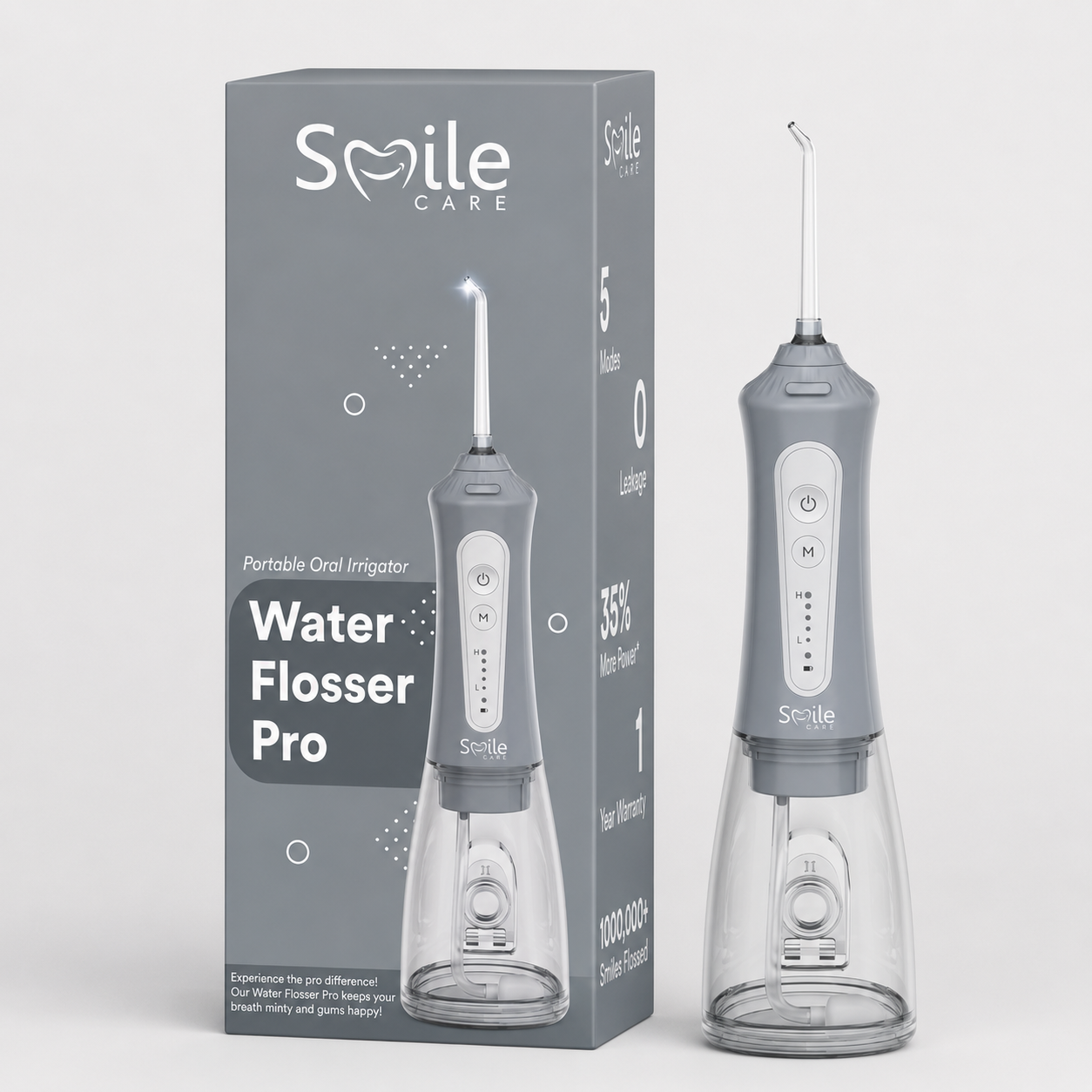 Dental Wireless 5-In-1 Water Flosser Pro