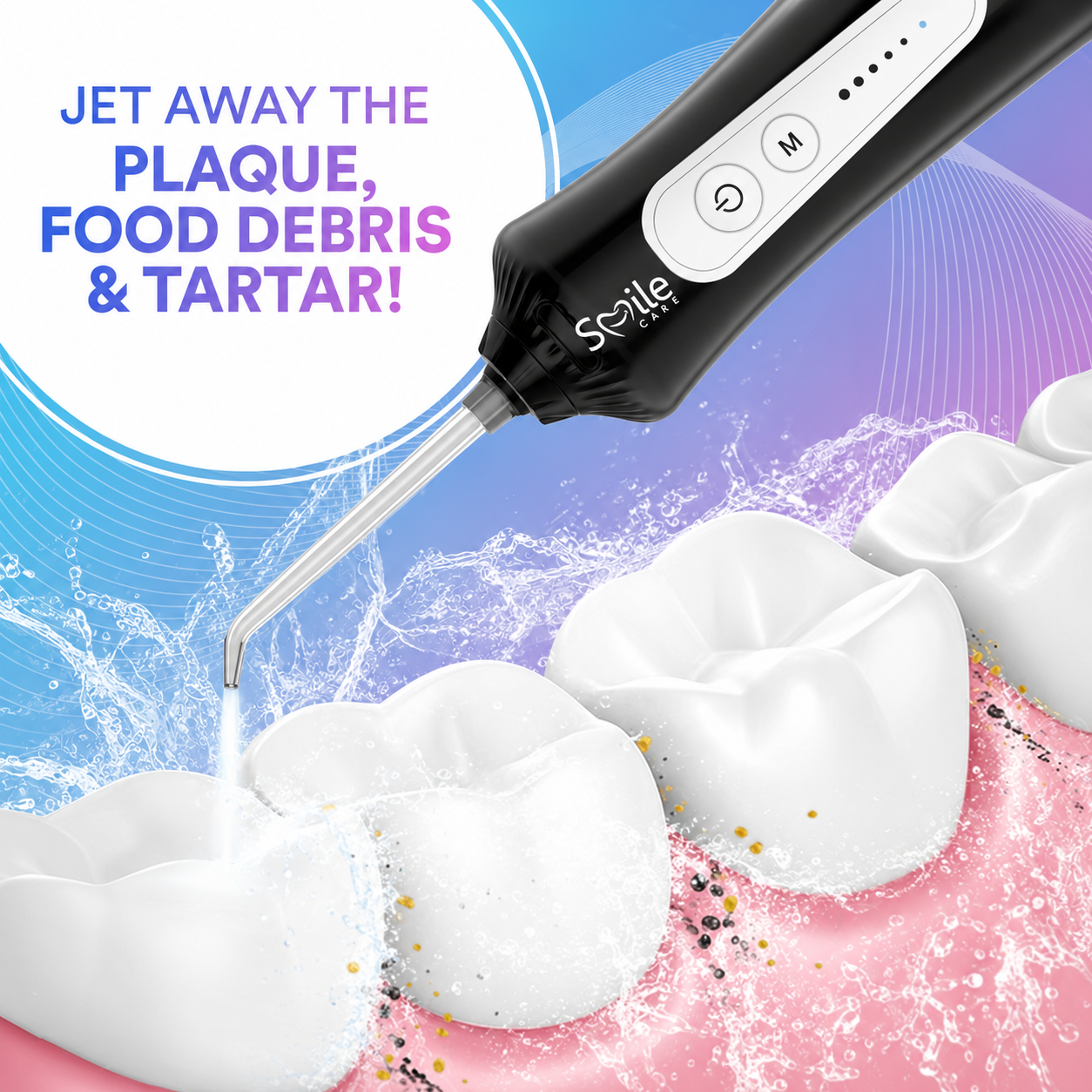 Dental Wireless 5-In-1 Water Flosser Pro
